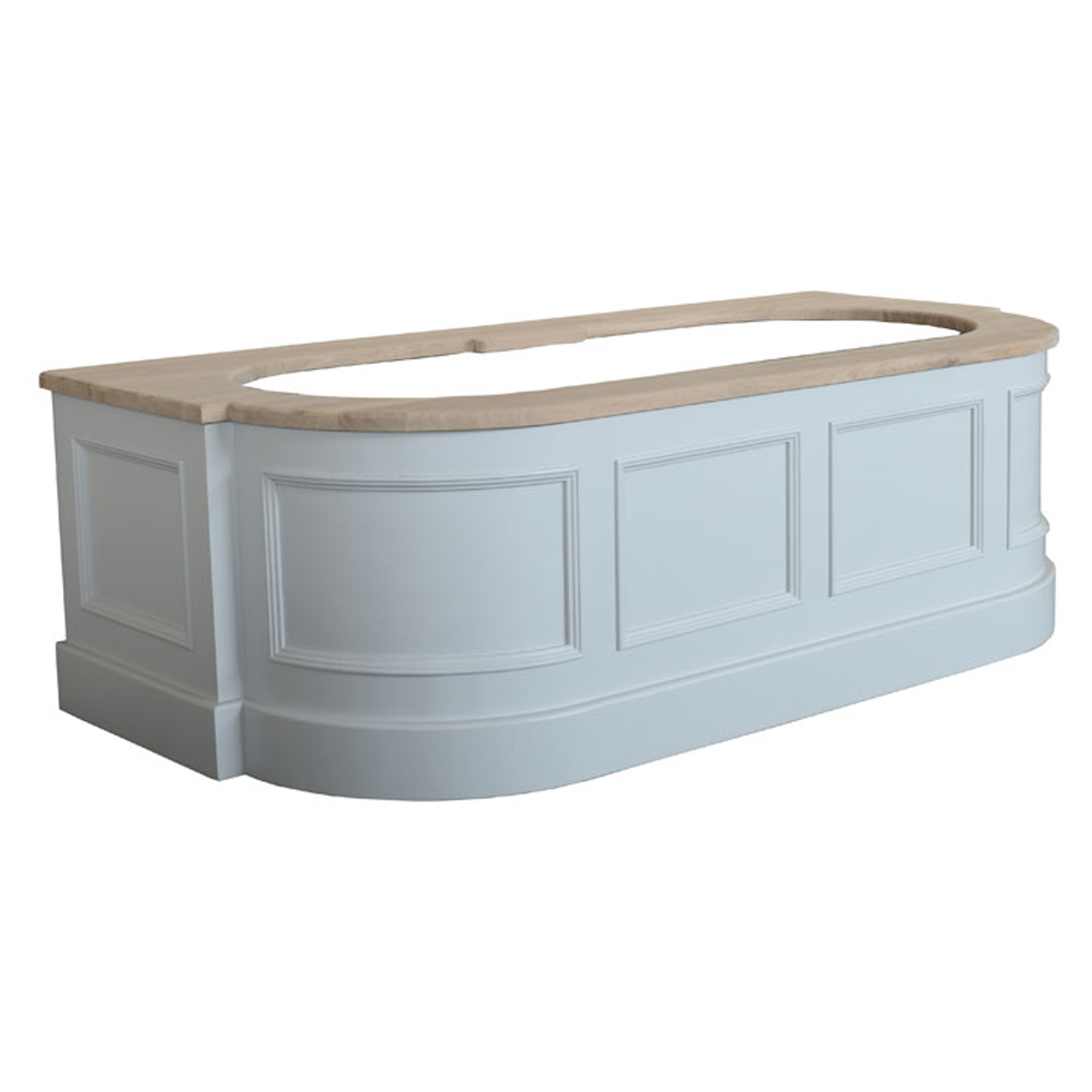 Kenny&Mason Badkarsfront Holton Vit Matt 200x90 cm
