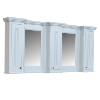 Kenny&Mason Dubelt Spegelskåp <strong>Holton</strong>  Vit Matt 224x99 cm