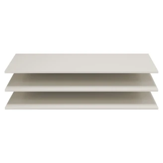 Woood Set med Vägghylla 3 st <strong>Shelf</strong>  Beige