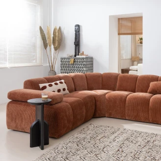 Woood Soffa Höger <strong>Mojo</strong>  Rostbrun 310 cm