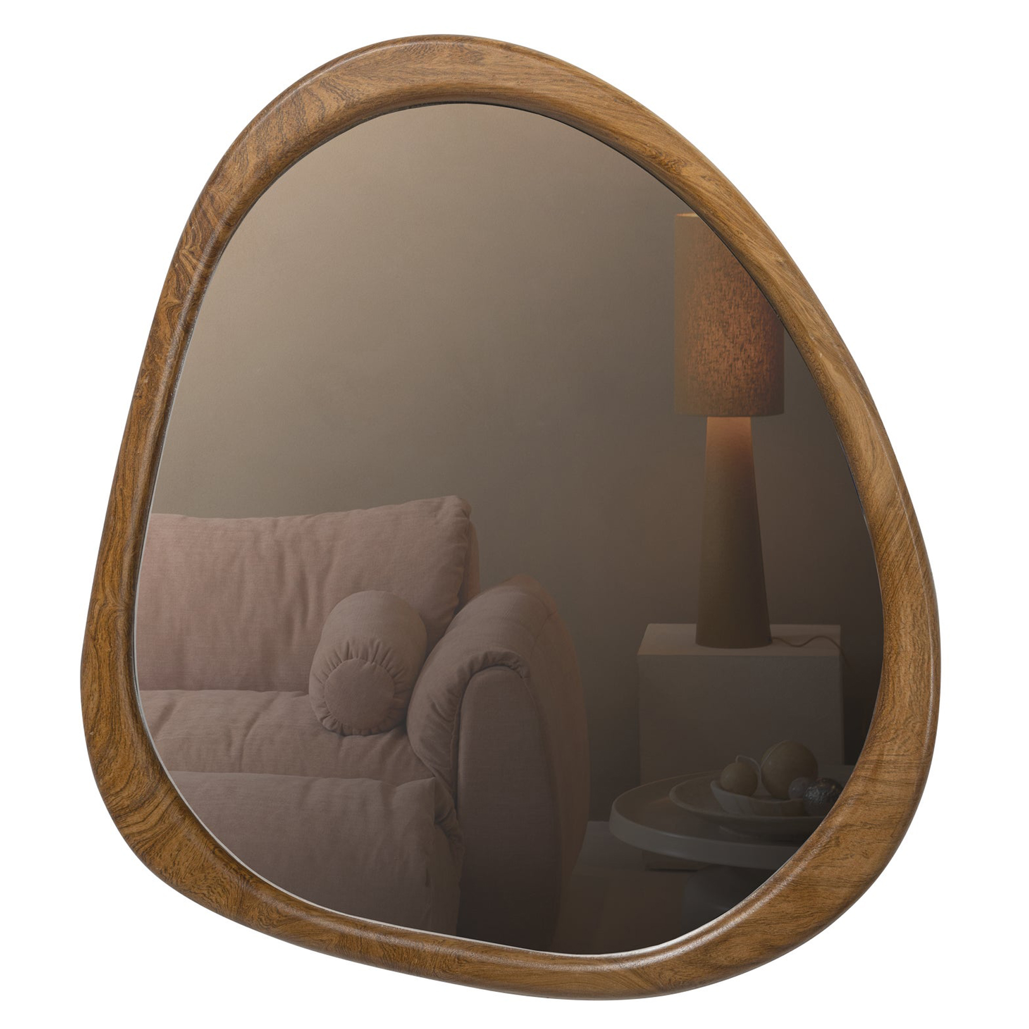 Woood Spegel Leif Beige 48x44 cm