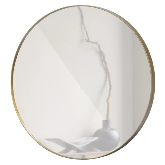 Woood Spegel <strong>Doutzen</strong>  Guld Ø 80 cm