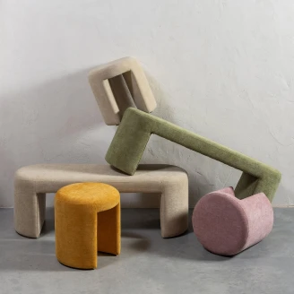 Woood Sittpuff <strong>Jacob</strong>  Beige