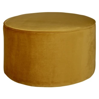 Woood Sittpuff Låg <strong>Sara</strong>  Ockra