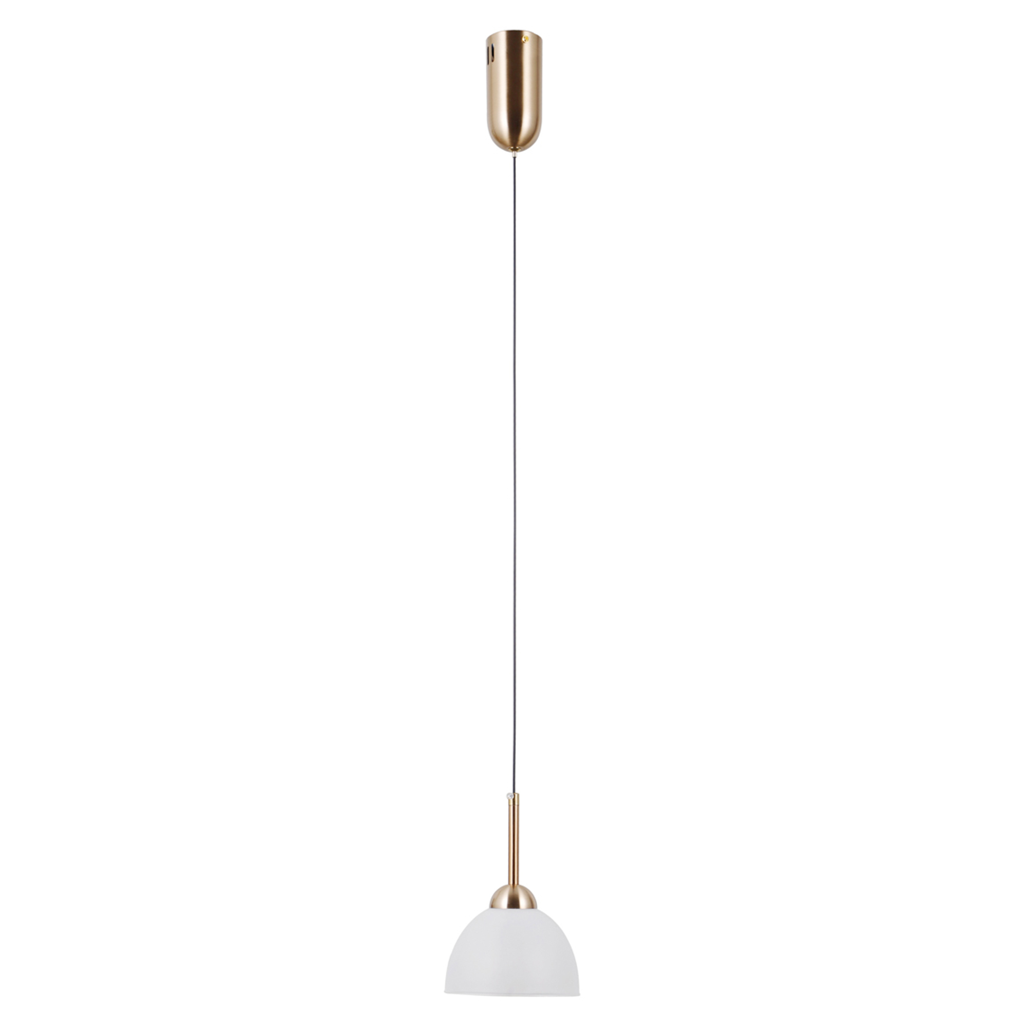 Hängande Lampa Olivara Uno Guld, Vit Blank