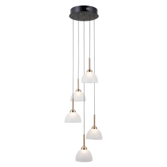 Hängande Lampa <strong>Olivara</strong>  Penta Svart, Vit Matt
