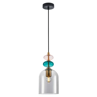 Hängande Lampa <strong>Farnel</strong>  M Grå Blank