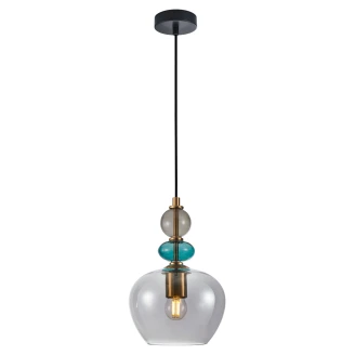 Hängande Lampa <strong>Farnel</strong>  L Grå Blank