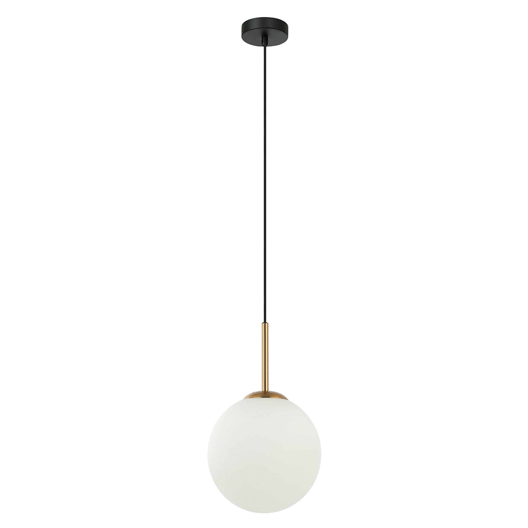 Hängande Lampa Rovelle S Vit, Antik Brons Matt