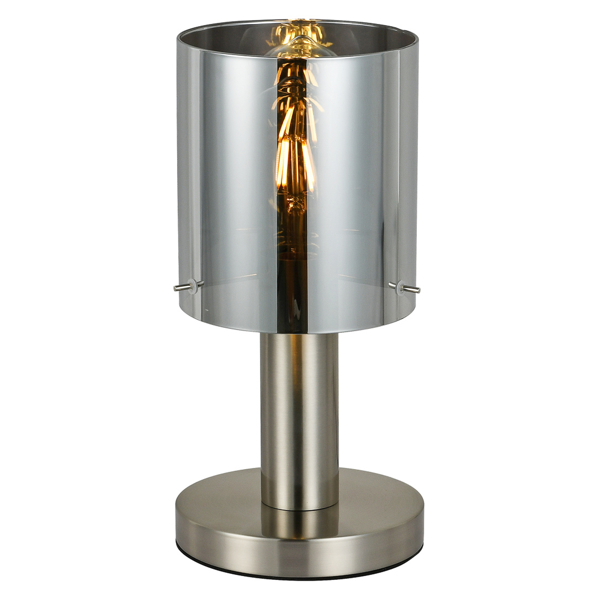 Bordslampa Lunessa Rök, Silver Blank