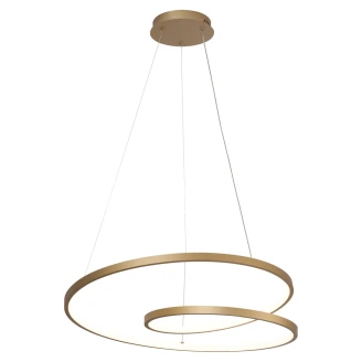 Hängande Lampa <strong>Kelvix</strong>  Guld Matt