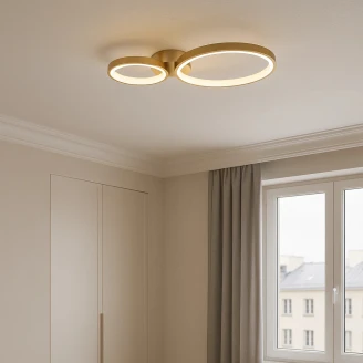 Taklampa <strong>Virello</strong>  Duo Guld Matt