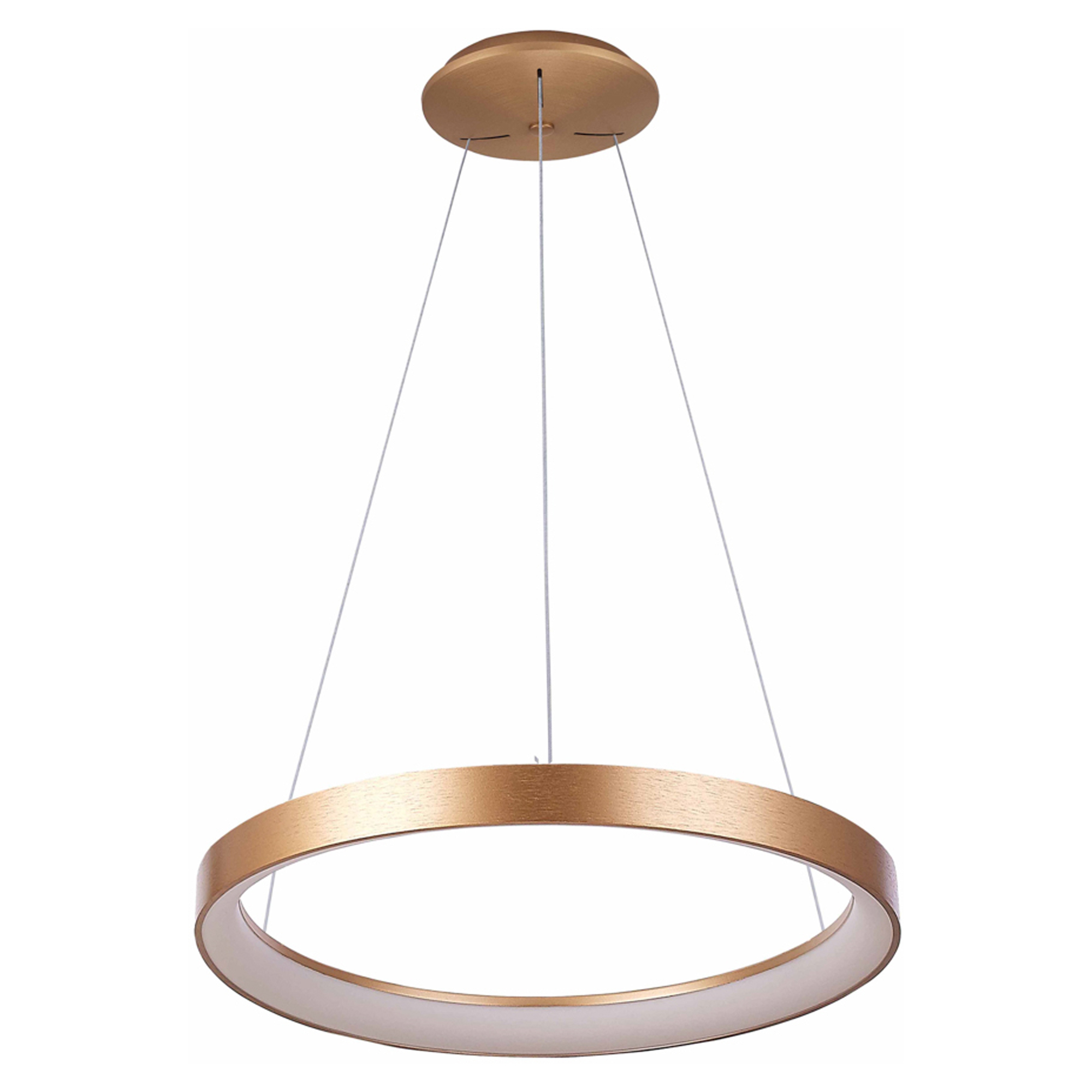 Hängande Lampa Norelli L Guld Matt