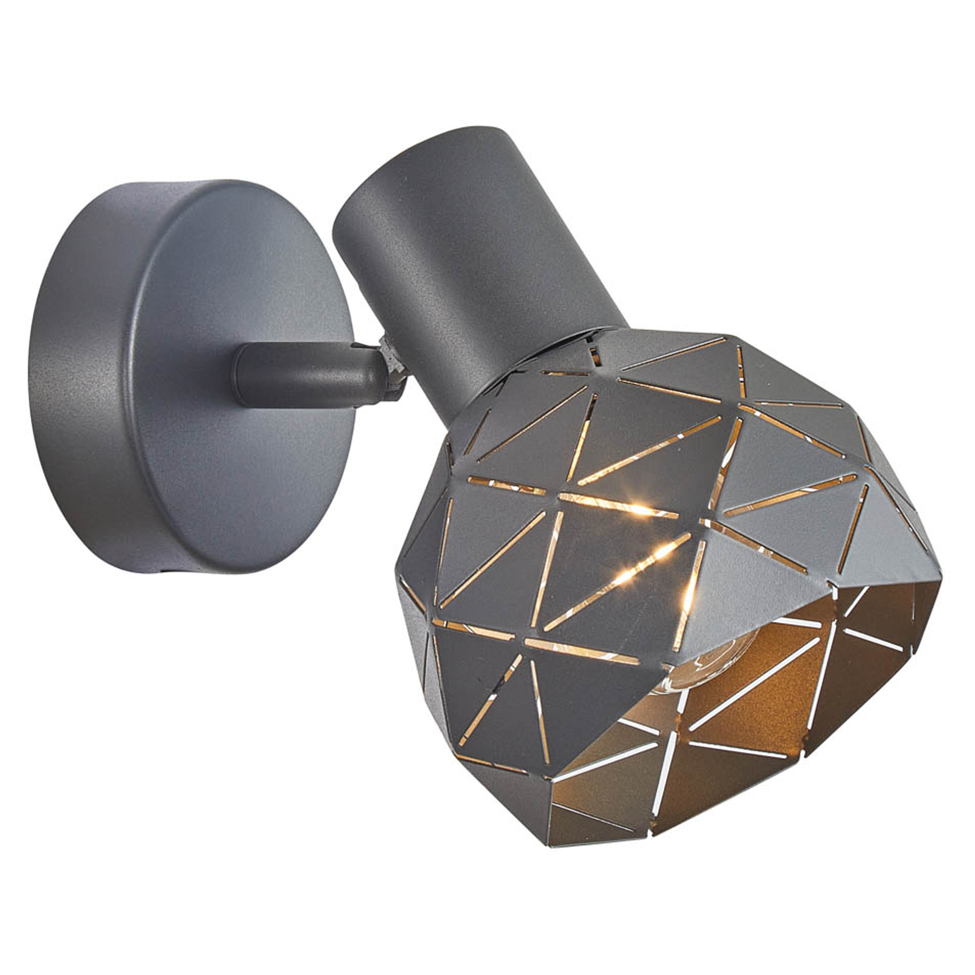 Vägglampa Renolia S Grafit Matt