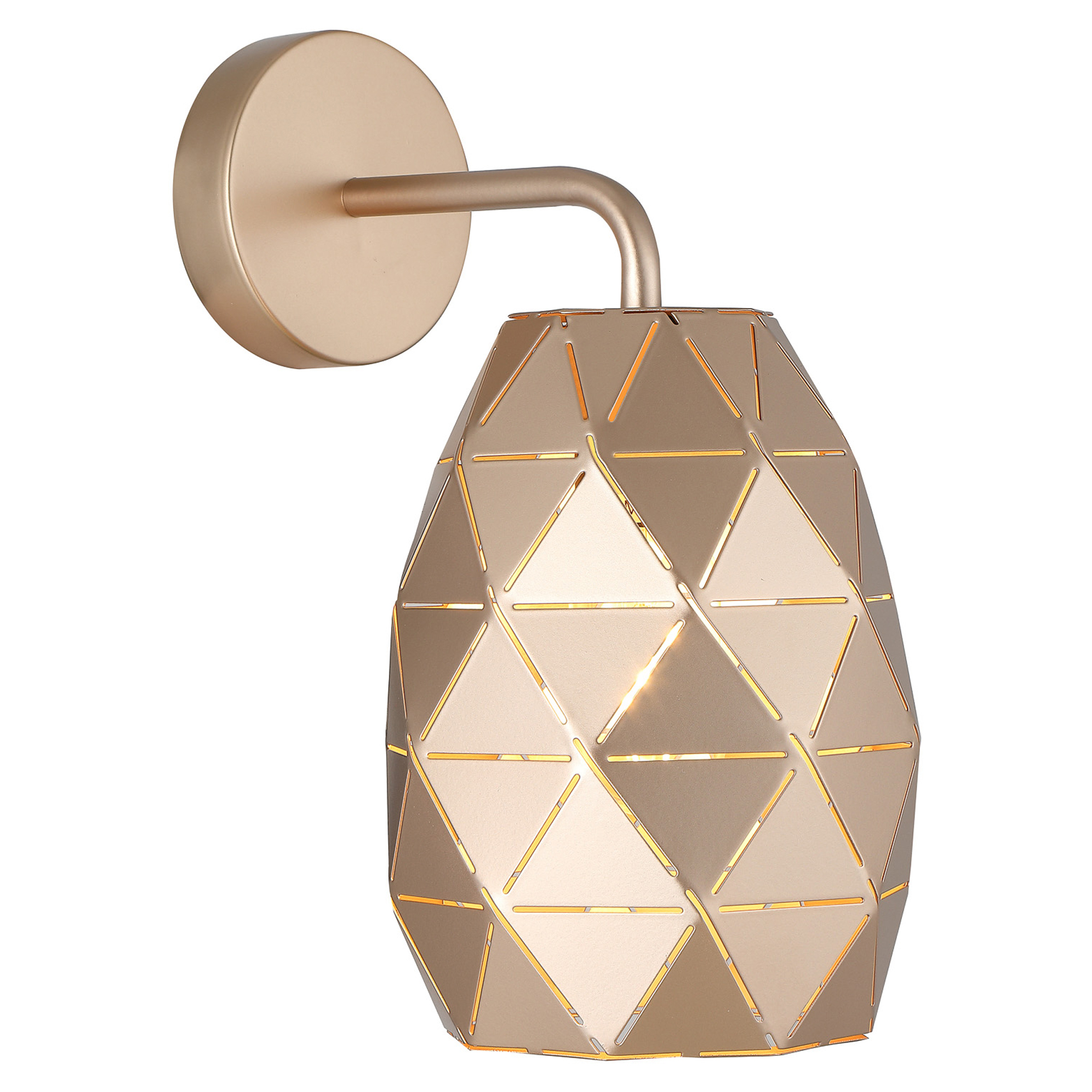 Vägglampa Renolia M Champagneguld Matt