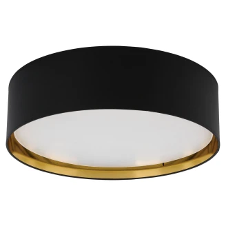Taklampa <strong>Ilora</strong>  Svart, Guld Matt Ø 60 cm