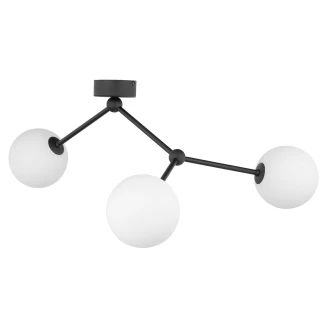 Taklampa <strong>Viona</strong>  Trio Svart, Vit Matt