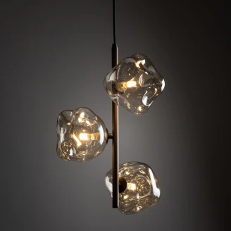 Hängande Lampa <strong>Ardea</strong>  Trio Brun Blank