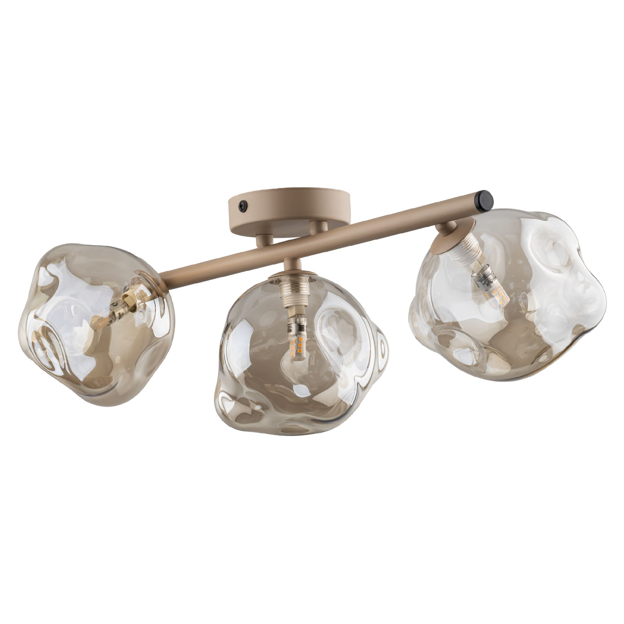 Taklampa Ardea Trio Beige Blank