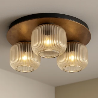 Taklampa <strong>Linora</strong>  Trio Brun Blank