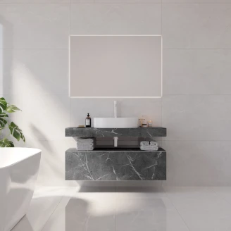 Marmor Klinker <strong>Soapstone Lux</strong>  Vit Polerad 60x120 cm