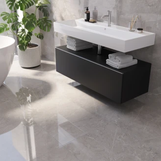 Marmor Klinker <strong>Soapstone Lux</strong>  Grå Polerad 60x60 cm