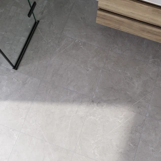 Mosaik Marmor Klinker <strong>Soapstone Lux</strong>  Grå Satin 30x30 (7x7) cm