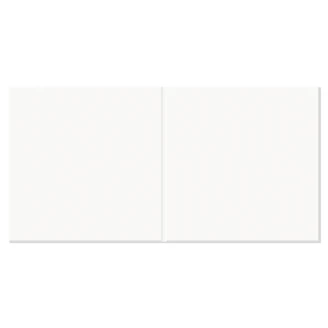 Klinker <strong>Sekel</strong>  Vit Matt 10x20 (10x10) cm