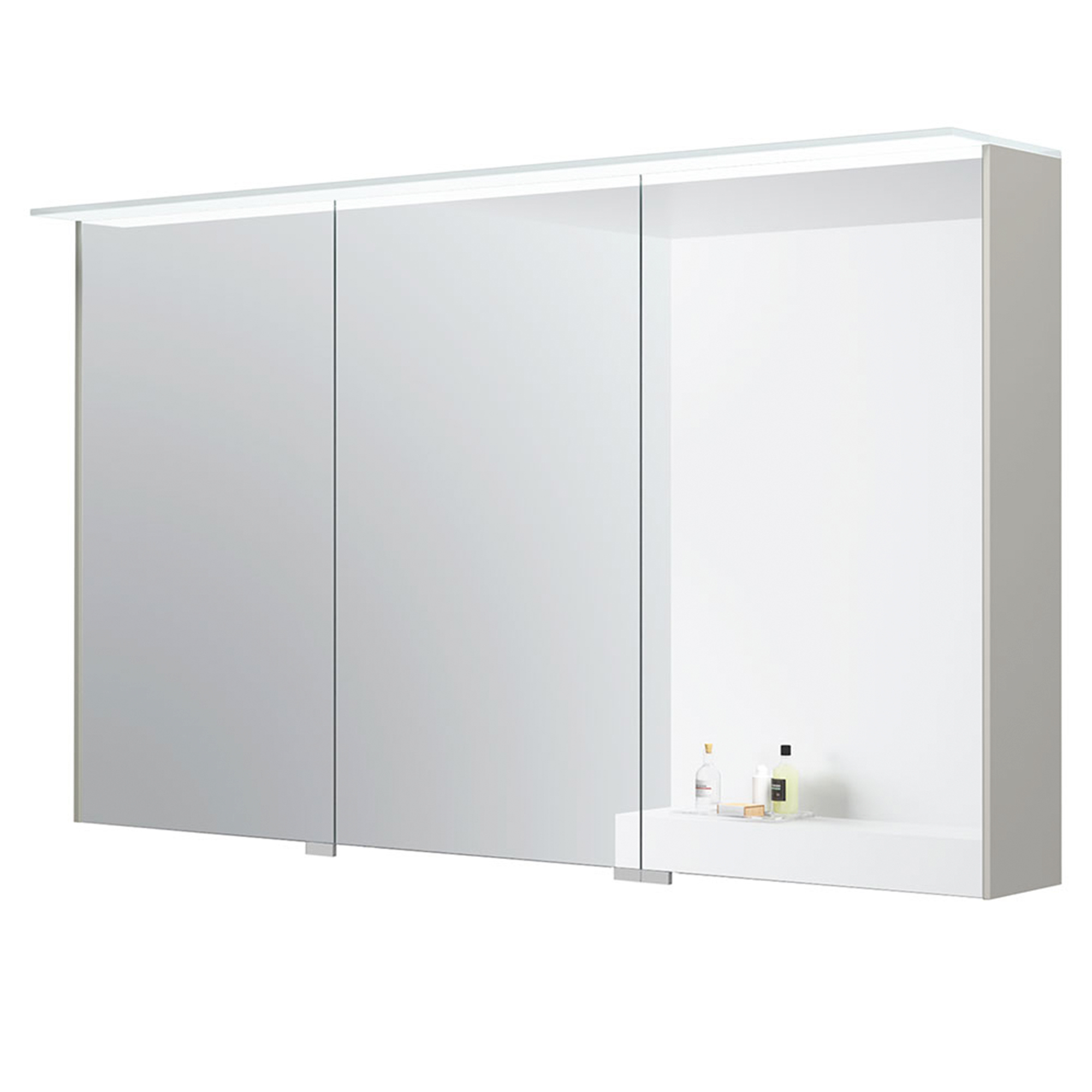 Spegelskåp Vårregn Cashmere 120 cm med LED Belysning