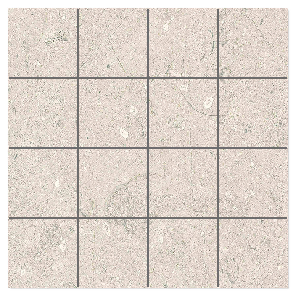 Mosaik Klinker Estate Beige Matt 30x30 (7x7) cm