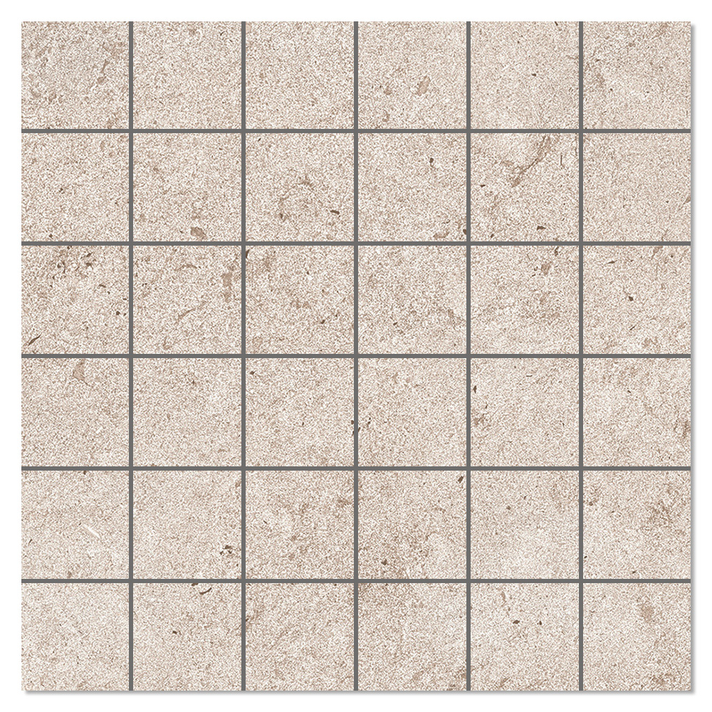 Mosaik Klinker Caldera Beige Matt 30x30 (5x5) cm
