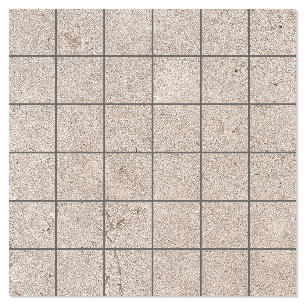 Mosaik Klinker Caldera Brun Matt 30x30 (5x5) cm