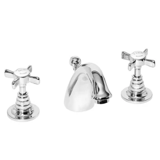 Kenny&Mason Tvättställsblandare <strong>Traditional</strong>  Krom Blank 3 Kranhål