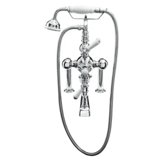 Kenny&Mason Badkarsblandare <strong>Thames</strong>  Krom Blank Däckmonterad med Termostat