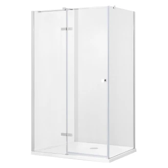 Duschhörn <strong>Torre</strong>  Krom 6 mm 100x80 cm Vänster