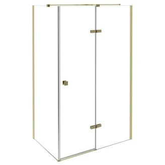 Duschhörn <strong>Torre</strong>  Guld 6 mm 100x80 cm Höger