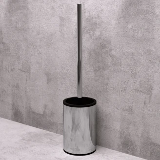 Frittstående Toalettbørste <strong>Holmstrand</strong>  Krom Blank