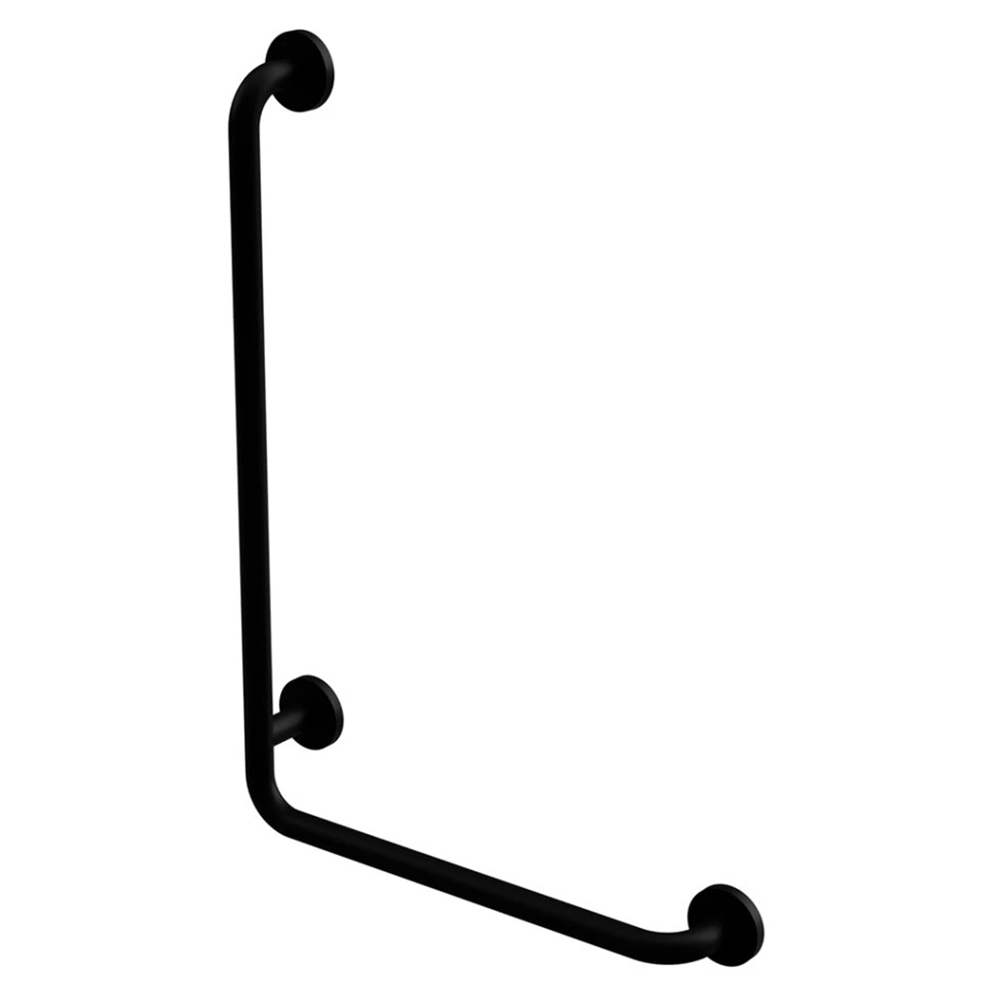 Stödhandtag Handikappanpassad Help 89 cm Svart Matt Vänster