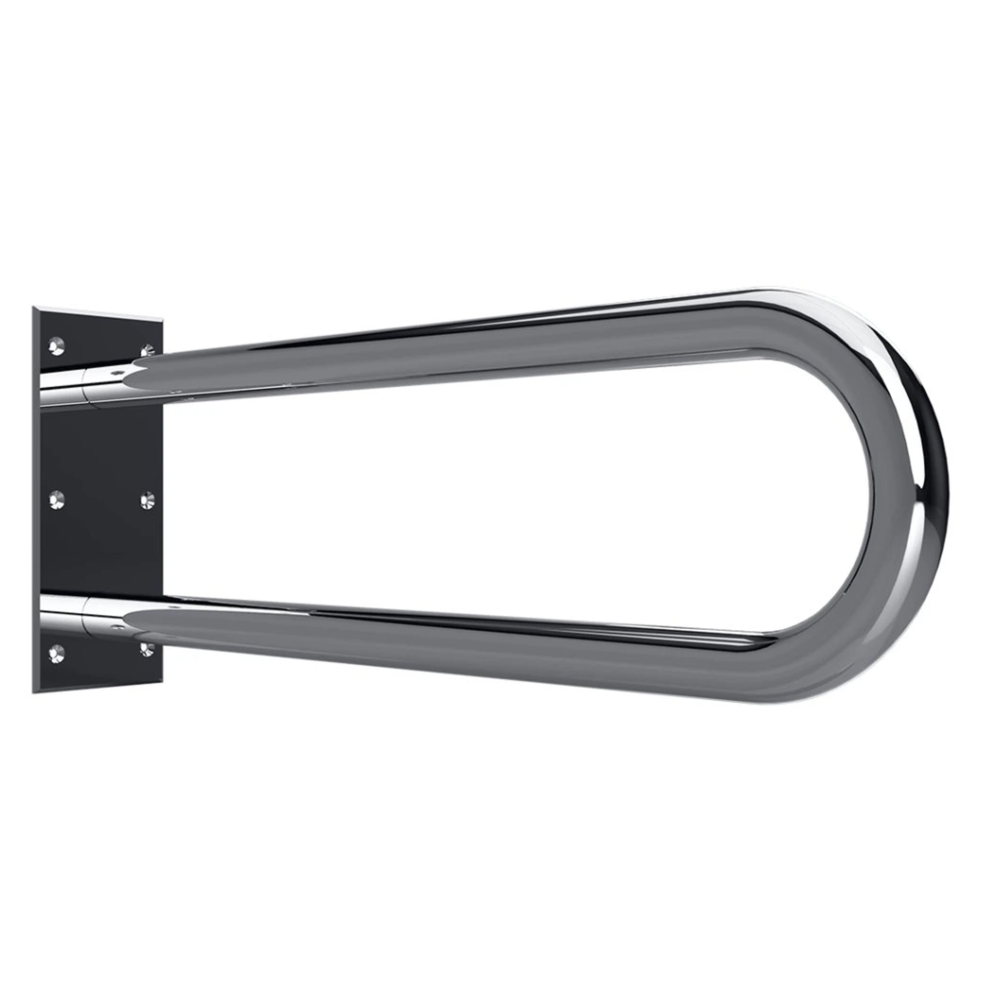 Stödhandtag Handikappanpassad Help 75 cm Dubbel Krom Blank