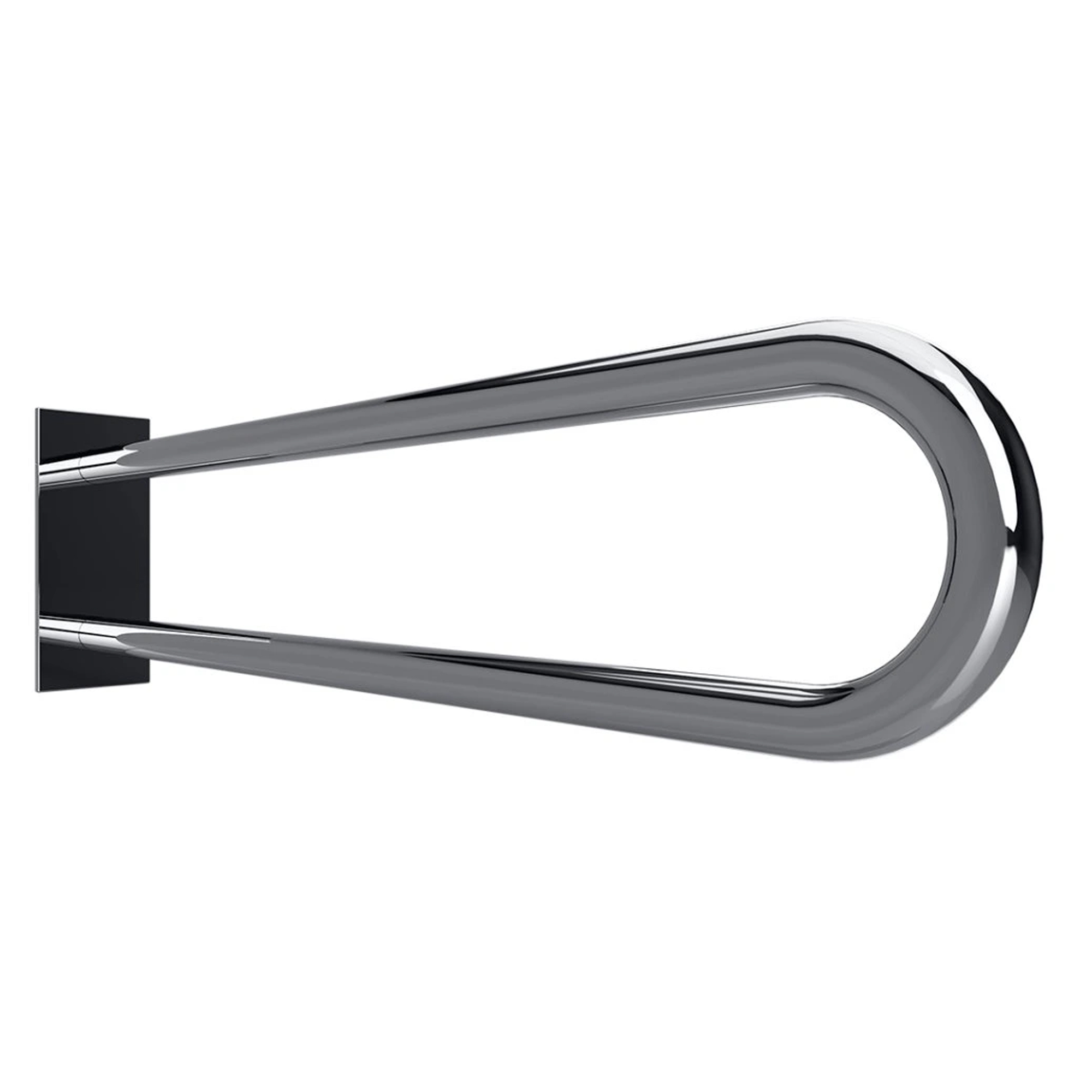 Stödhandtag Handikappanpassad Help 81 cm Dubbel Krom Blank
