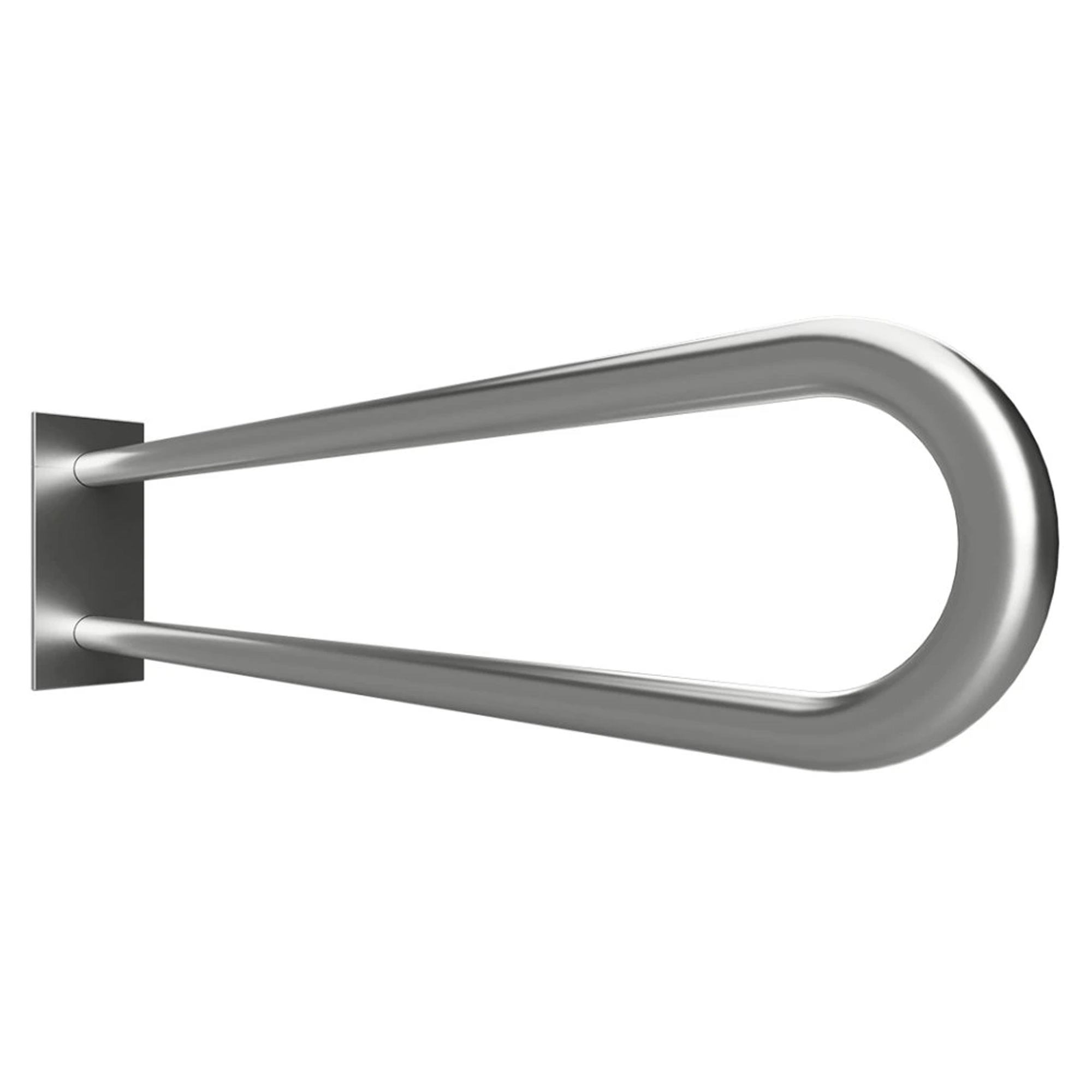 Stödhandtag Handikappanpassad Help 81 cm Dubbel Krom Matt
