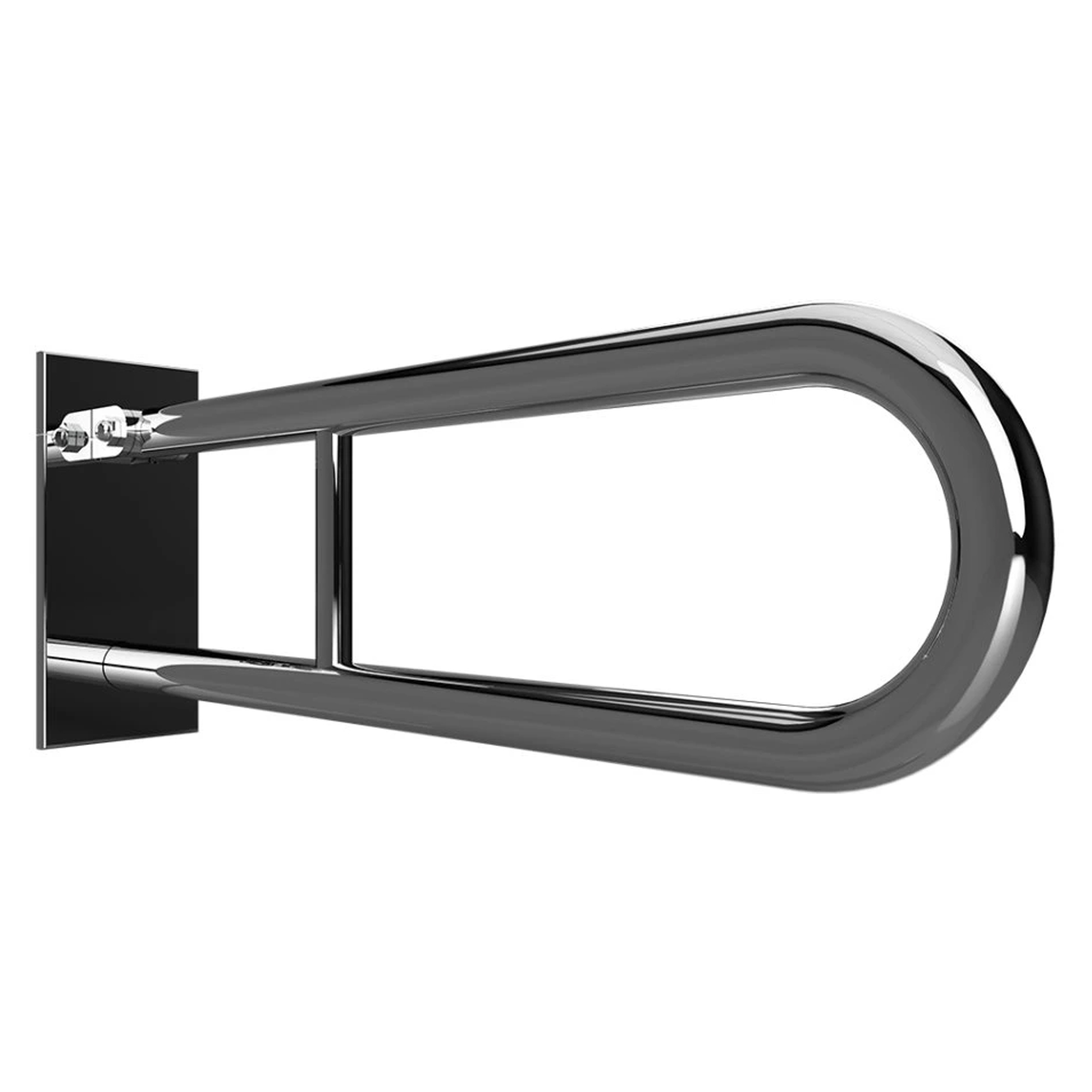 Fällbart Stödhandtag Handikappanpassad Steda 60 cm Dubbel Krom Blank