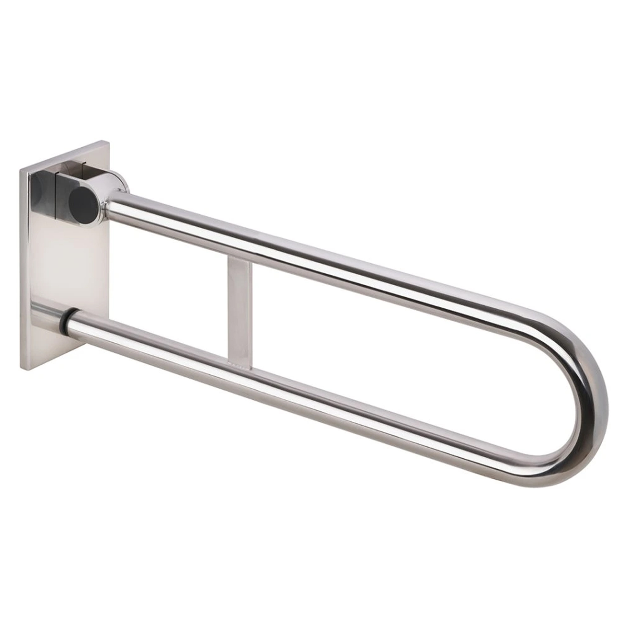 Avtagbart Fällbart Stödhandtag Handikappanpassad Help 60 cm Dubbel Krom Blank