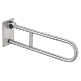 Avtagbart Fällbart Stödhandtag Handikappanpassad <strong>Steda</strong>  60 cm Dubbel Krom Matt