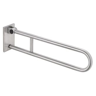 Avtagbart Fällbart Stödhandtag Handikappanpassad <strong>Steda</strong>  81 cm Dubbel Krom Matt
