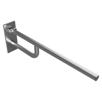 Fällbart Stödhandtag Handikappanpassad <strong>Steda</strong>  76 cm Krom Matt