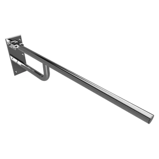 Fällbart Stödhandtag Handikappanpassad <strong>Steda</strong>  85 cm Krom Blank Utan Kåpa