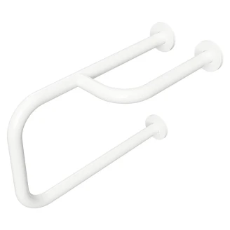 Stödhandtag Handikappanpassad <strong>Steda</strong>  50 cm Vit Matt Höger