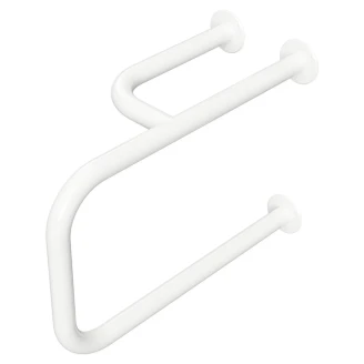 Stödhandtag Handikappanpassad <strong>Steda</strong>  50 cm Vit Matt Utan Kåpa Vänster