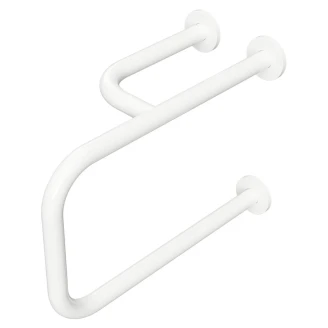Stödhandtag Handikappanpassad <strong>Steda</strong>  50 cm Vit Matt Vänster